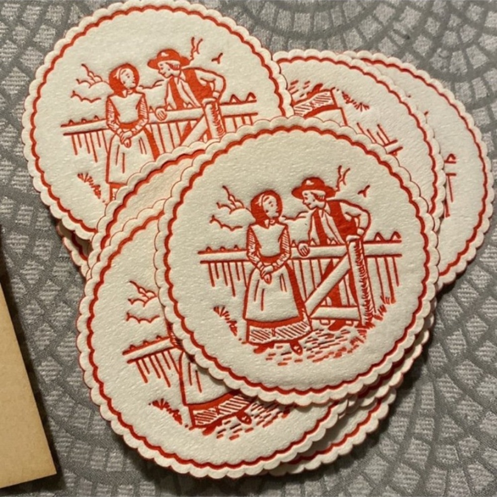 Vintage Royal Paper Coaster Set (12)